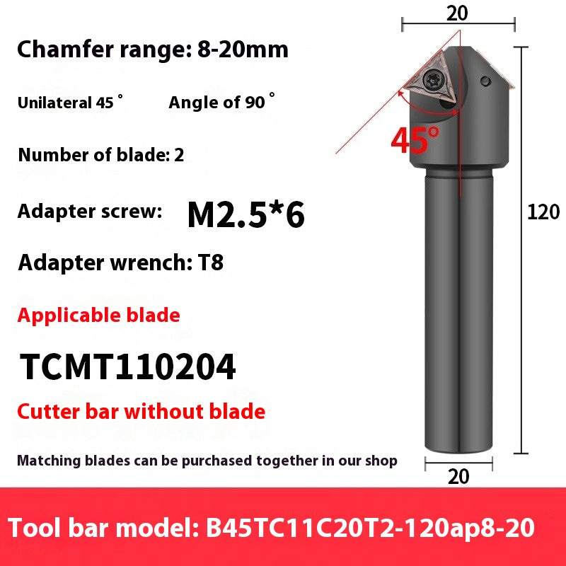 6039 Machining center 15 20 25 30 35 40 45 50 55 60 65 70 75 degree chamfering toolholder TCMT Shandong Denso Pricision Tools Co.,Ltd.